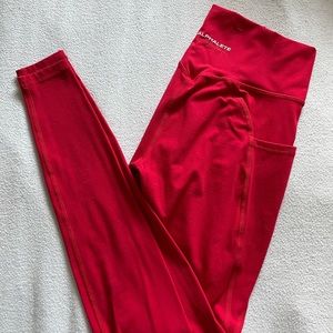 Hot pink alphalete leggings size small